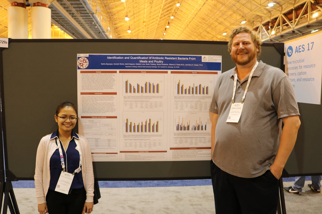 Five Cooper laboratory CSUN students presented posters and one gave a talk at ASM Microbe 2017 (New Orleans).