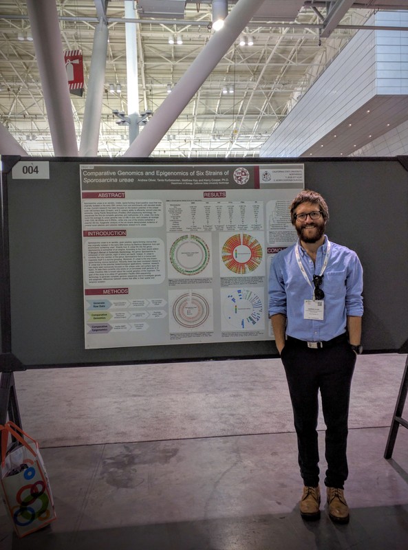 One Cooper laboratory CSUN graduate student presented a poster at ASM Microbe 2016 (Boston).